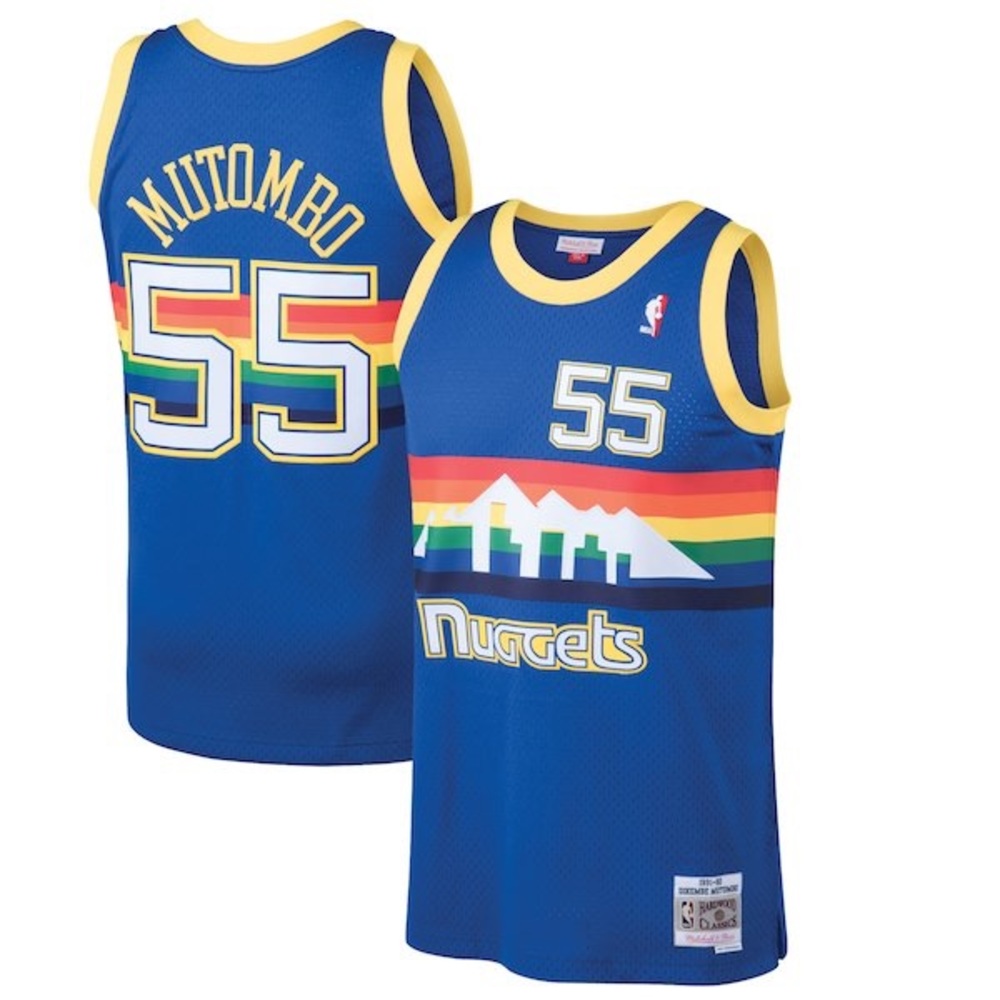 Mutombo Nuggets Jersey NWOT